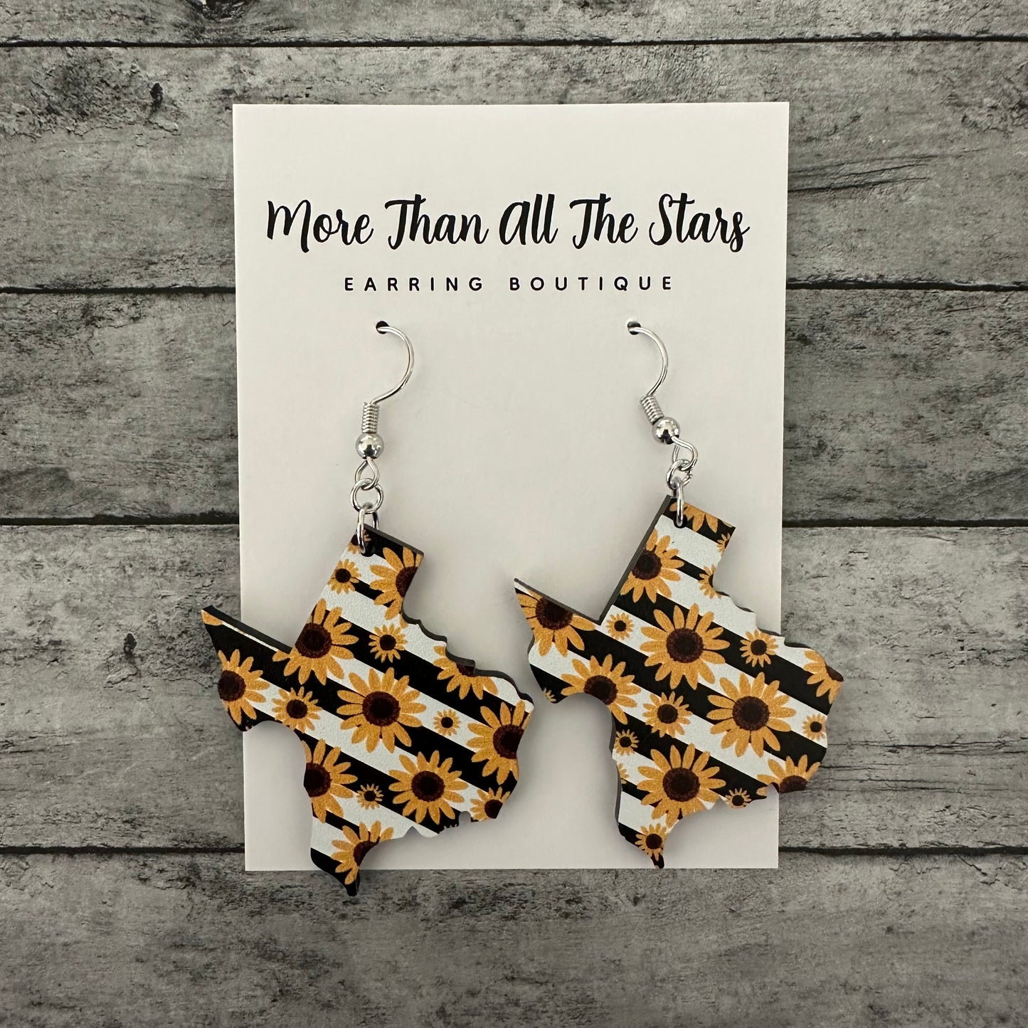 Sunflower Texas Earrings