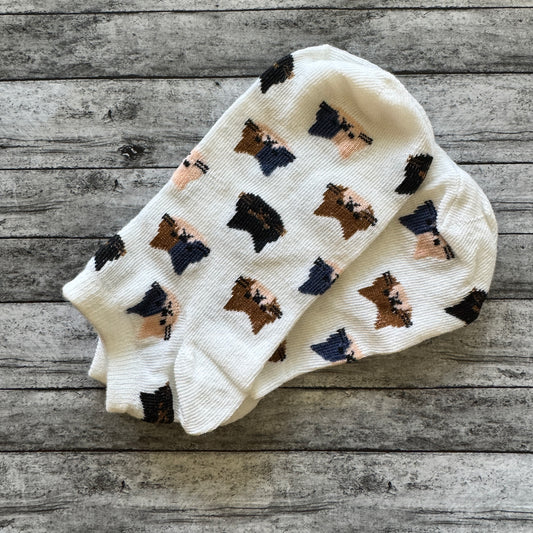 Women’s Cream Kitten Socks