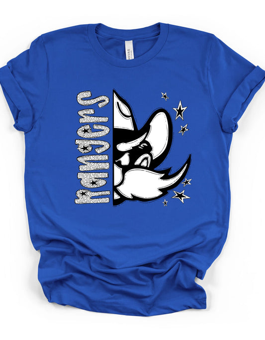 Black and White Dot Ranger T-Shirt