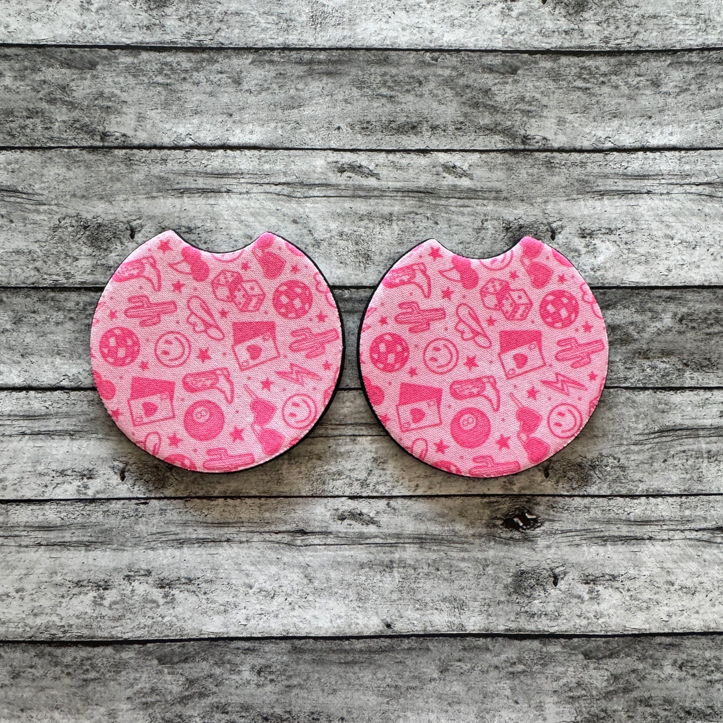 Barbie Pink Neoprene Car Coaster