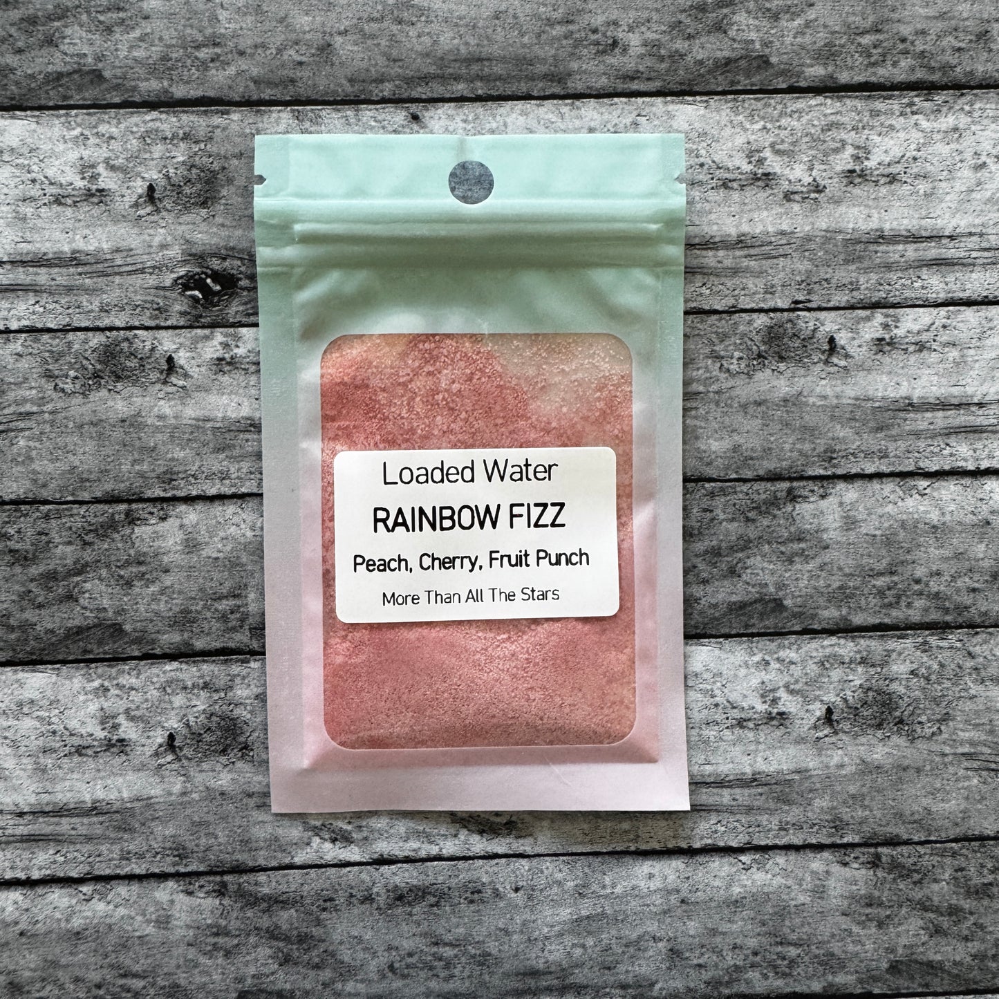 Rainbow Fizz Loaded Water Drink Mix (Peach, Cherry, Fruit Punch)