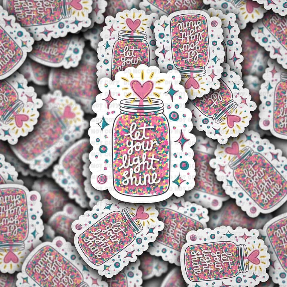 Let Your Light Shine Sticker