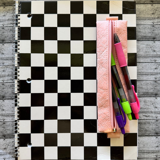 Pink Notepad Pen Holder