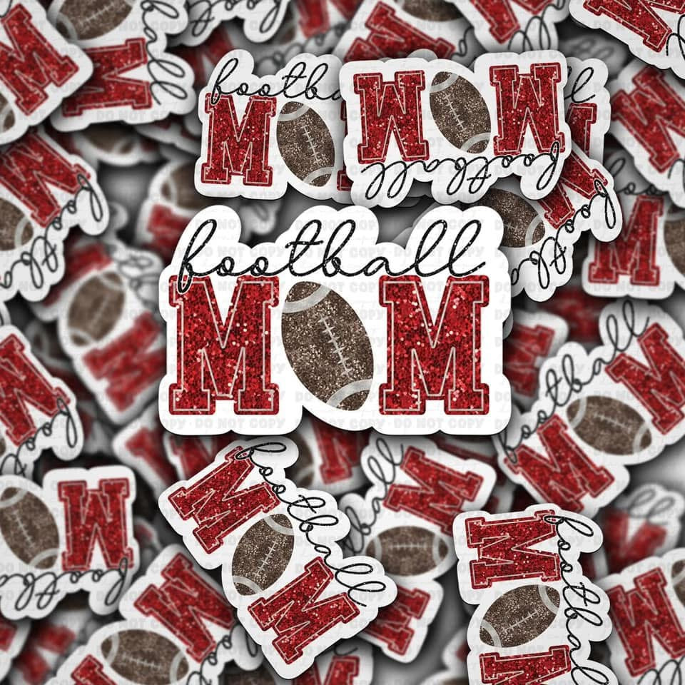 Football Mom Sticker