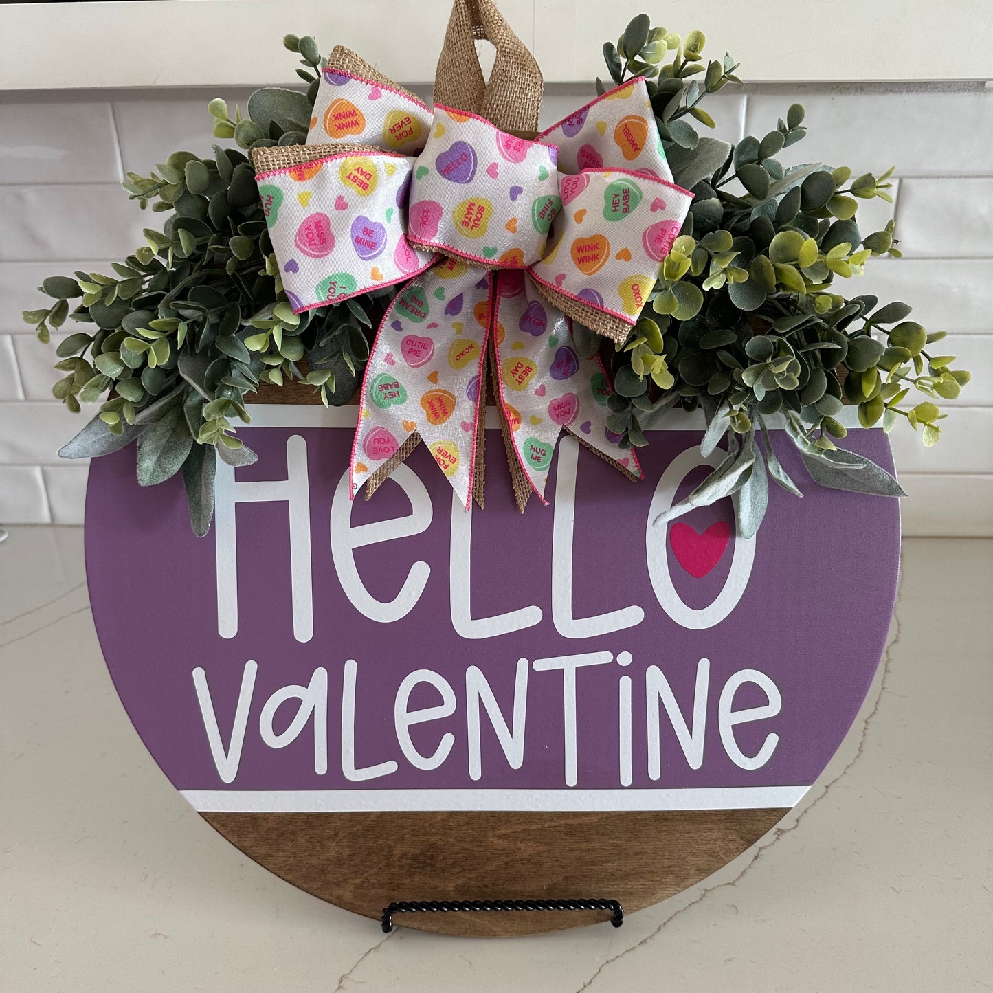 Hello Valentine Door Hanger