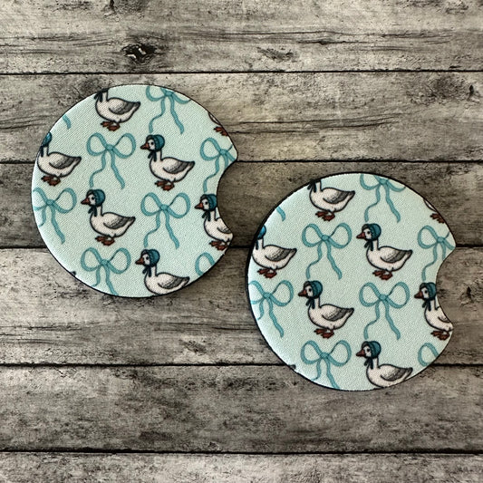 Mama Goose Neoprene Car Coaster