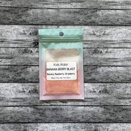 Banana Berry Blast Kids Water Drink Mix (Banana, Raspberry, Strawberry)