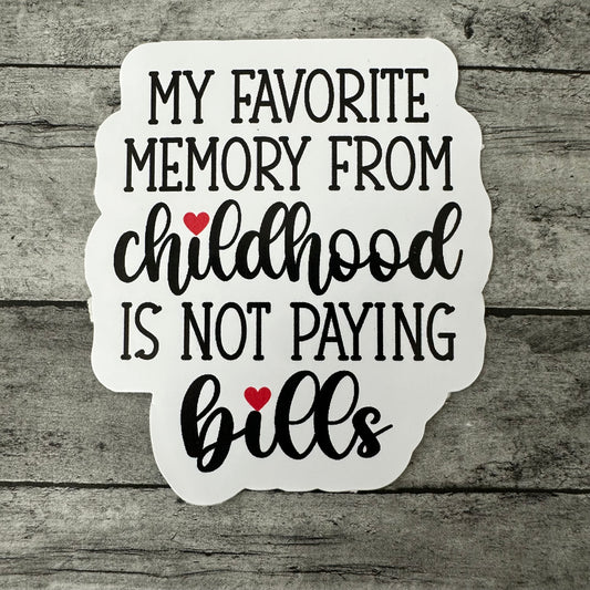 My Favorite Memory Sticker