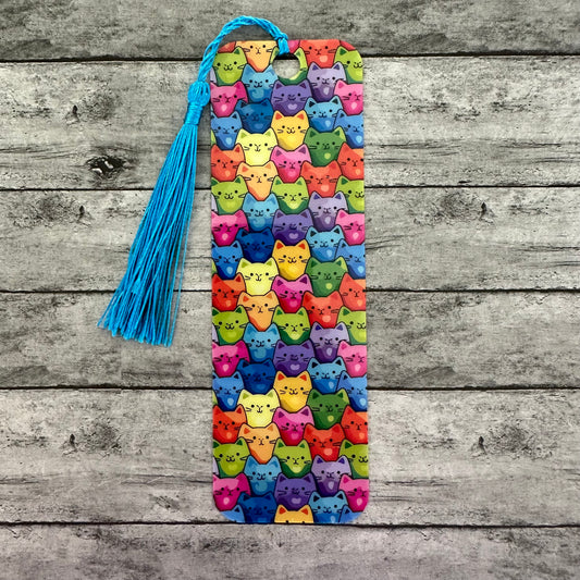 Rainbow Cats Bookmark