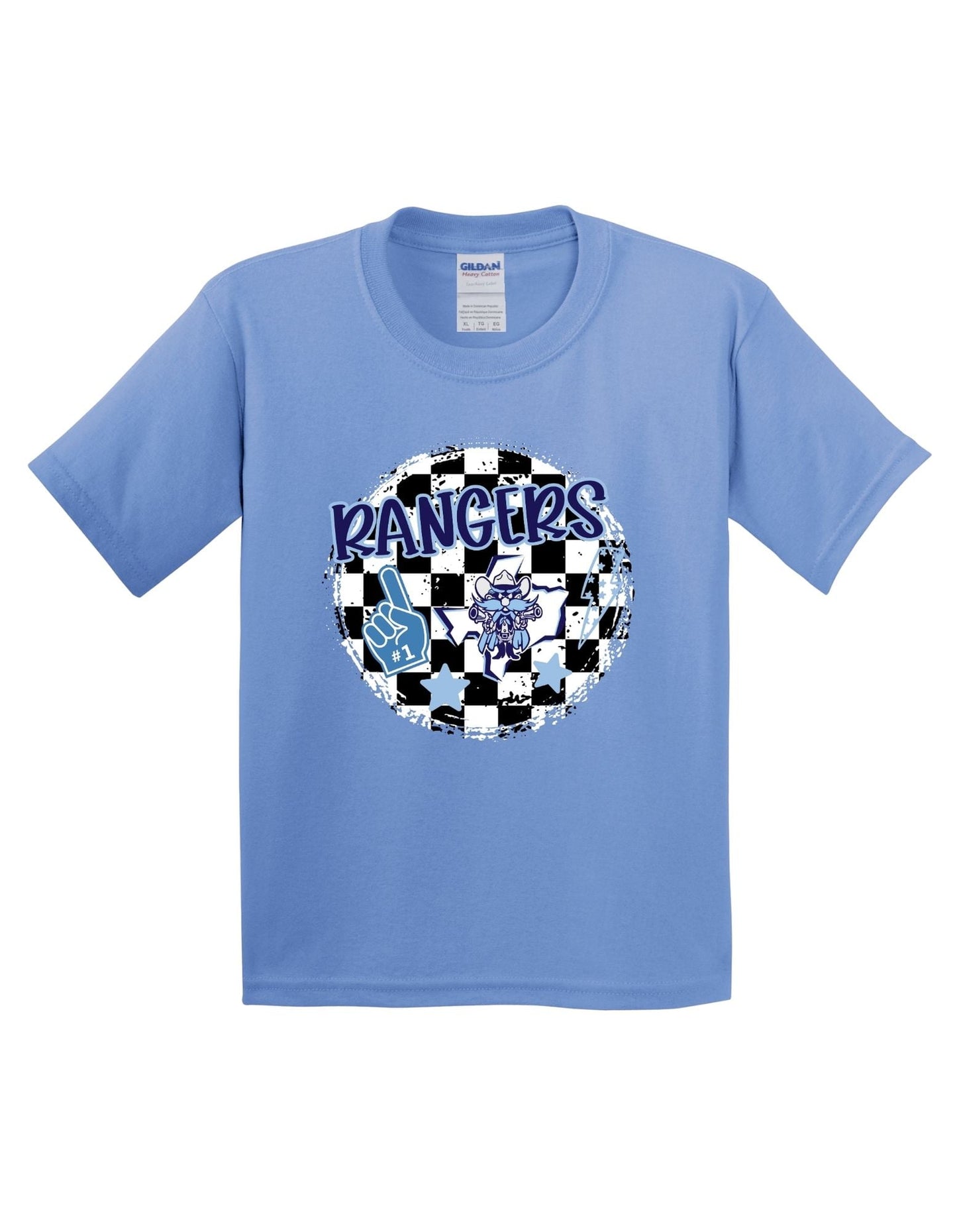 Checkered Circle Ranger Youth T-Shirt