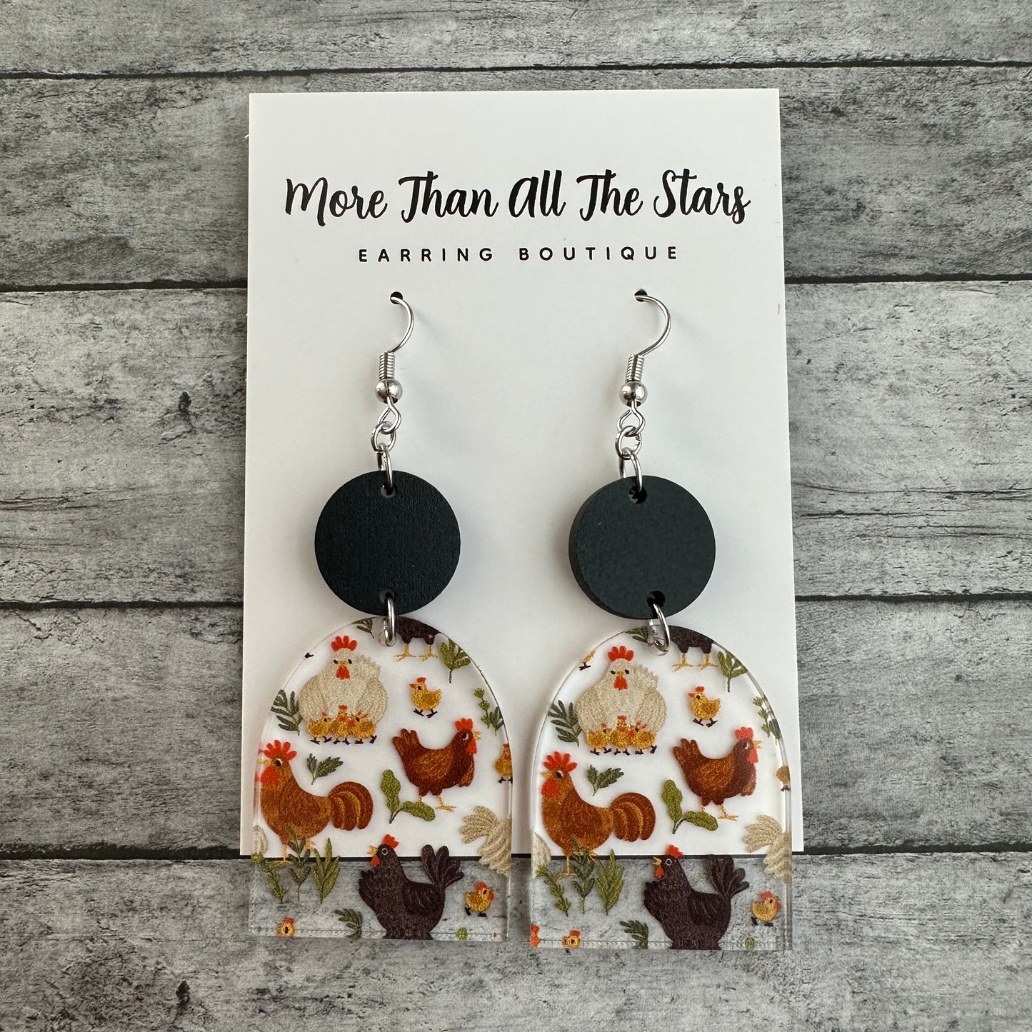 Chicken Arch Earrings