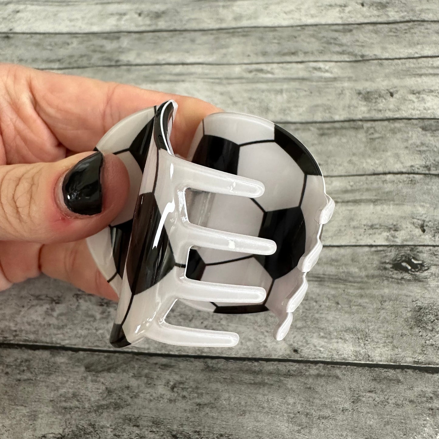Soccer Claw Clip