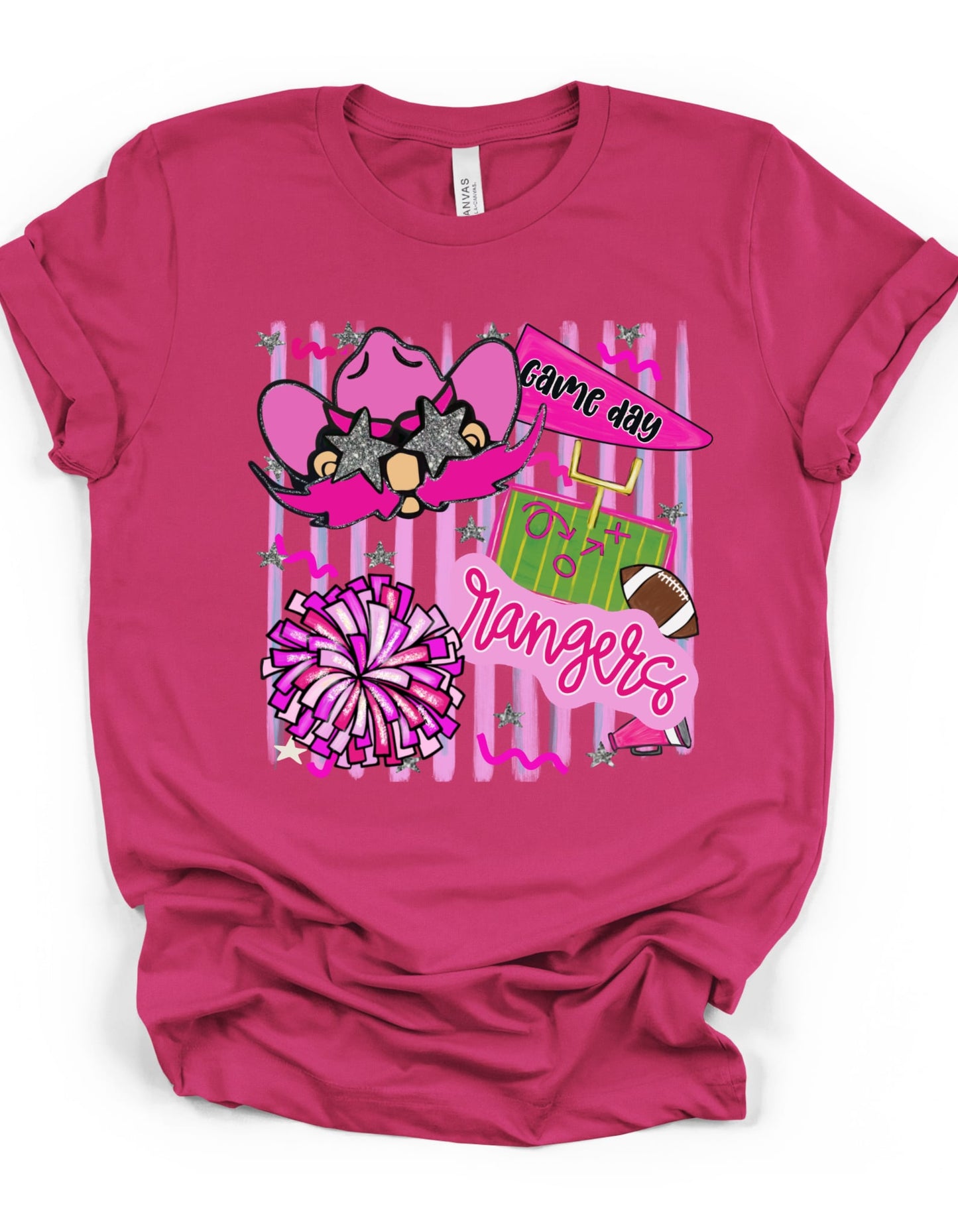 Pink Rangers Game Day T-Shirt
