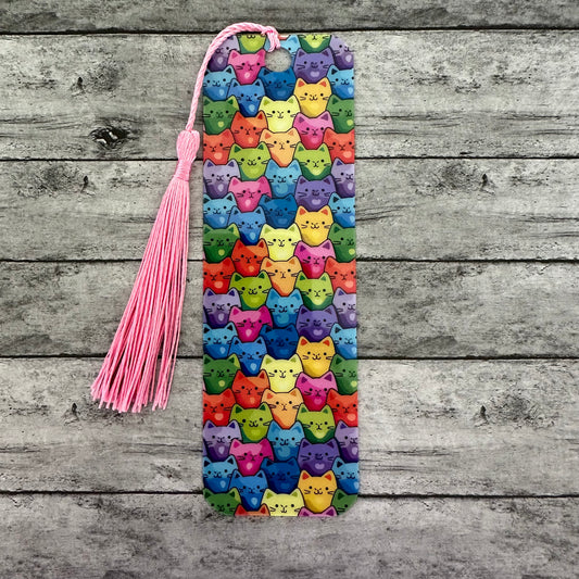 Rainbow Cats Bookmark