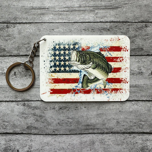 Fish Flag Keychain