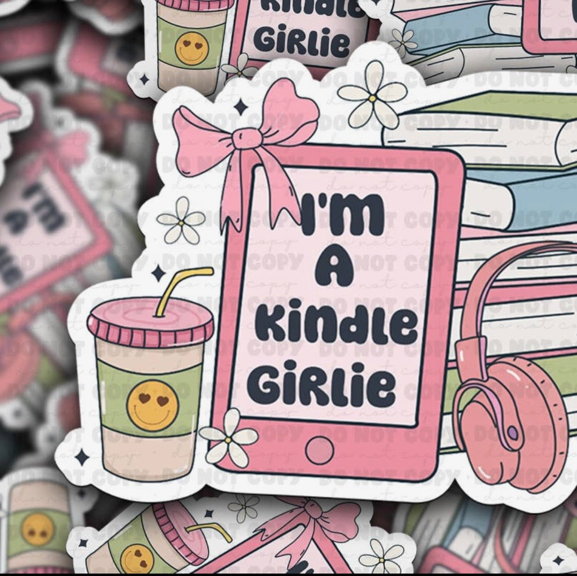 I’m A Kindle Girlie Sticker