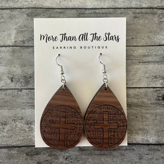 He Is Risen Earrings