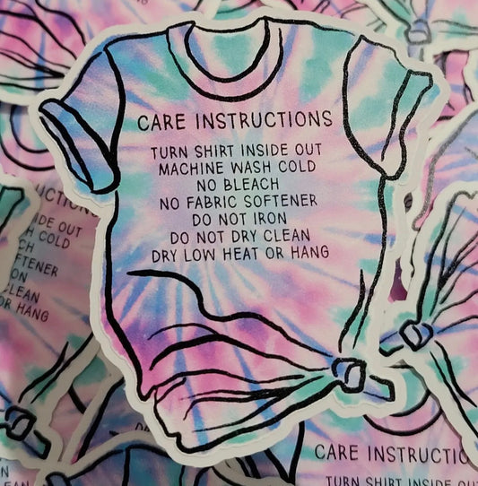 “Care Instructions”