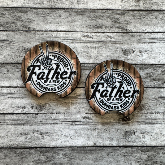 Father Neoprene Car Coaster