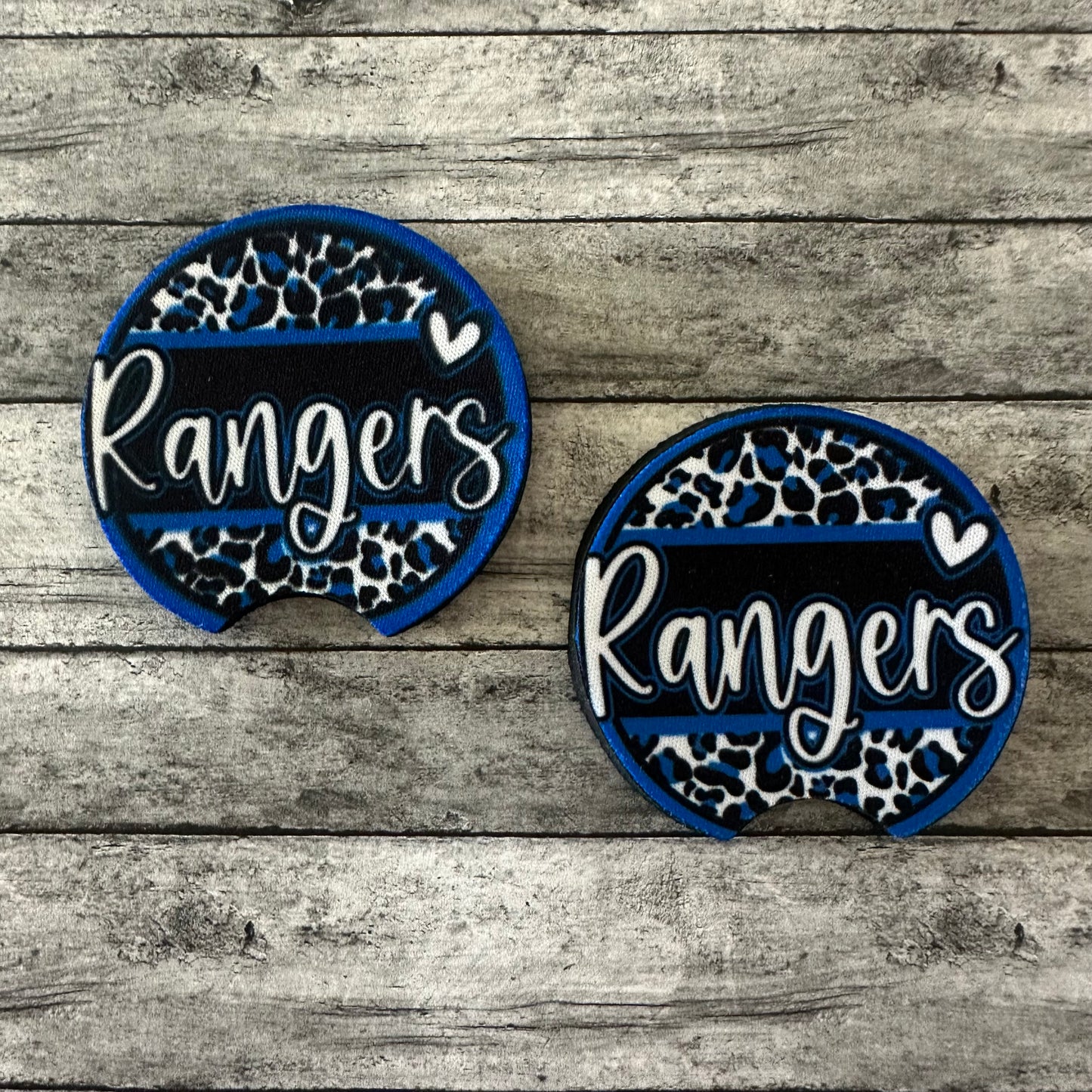 Leopard Ranger Neoprene Car Coaster