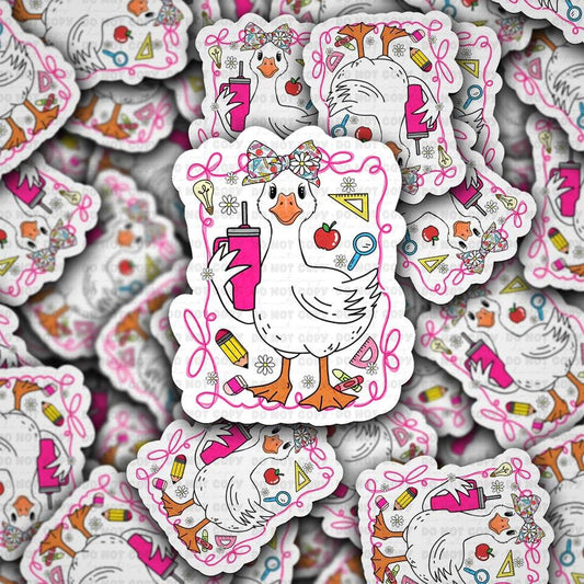 School Goose Sticker