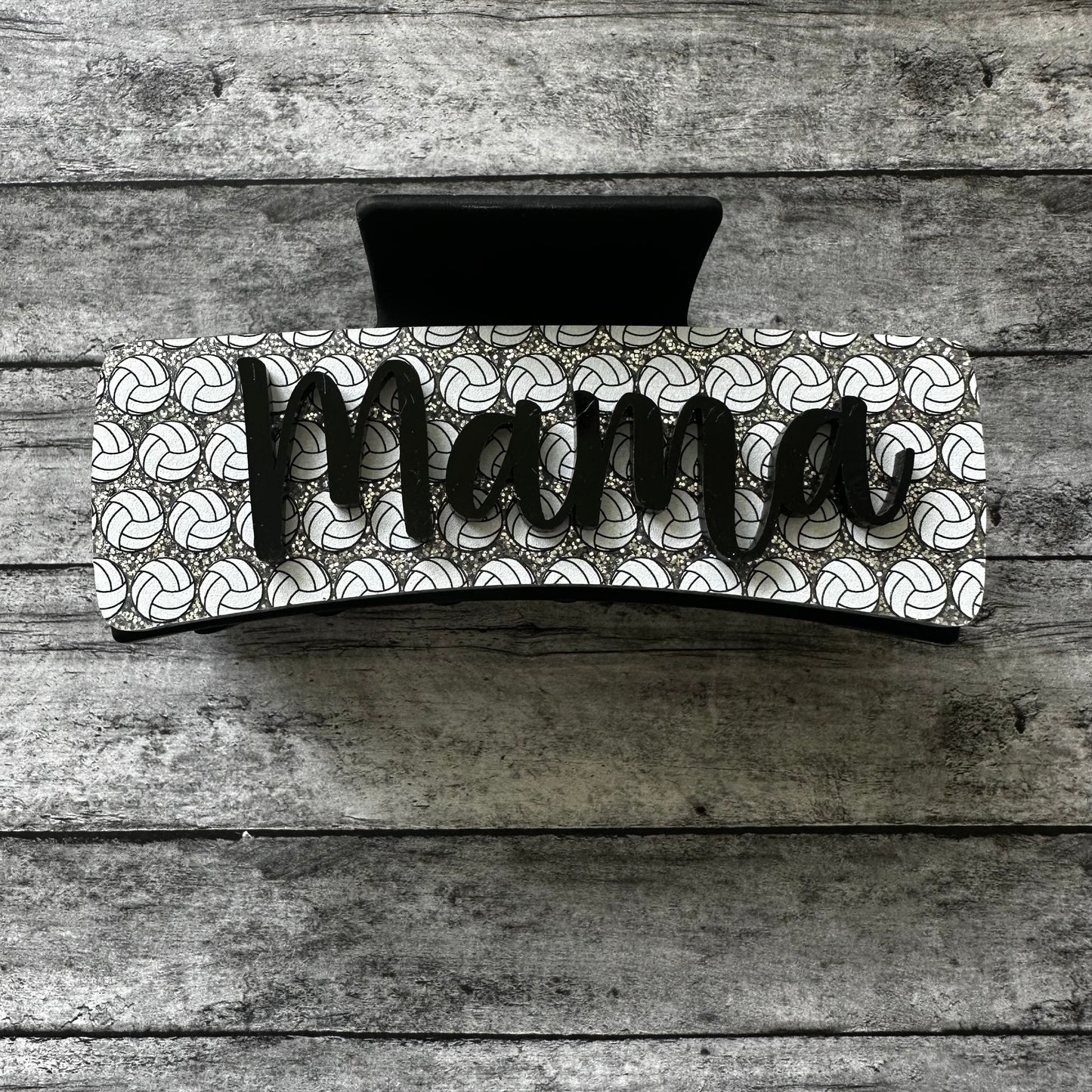 Volleyball Mama Claw Clip