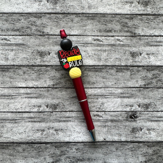 “Ready To Rule” Beaded Pen
