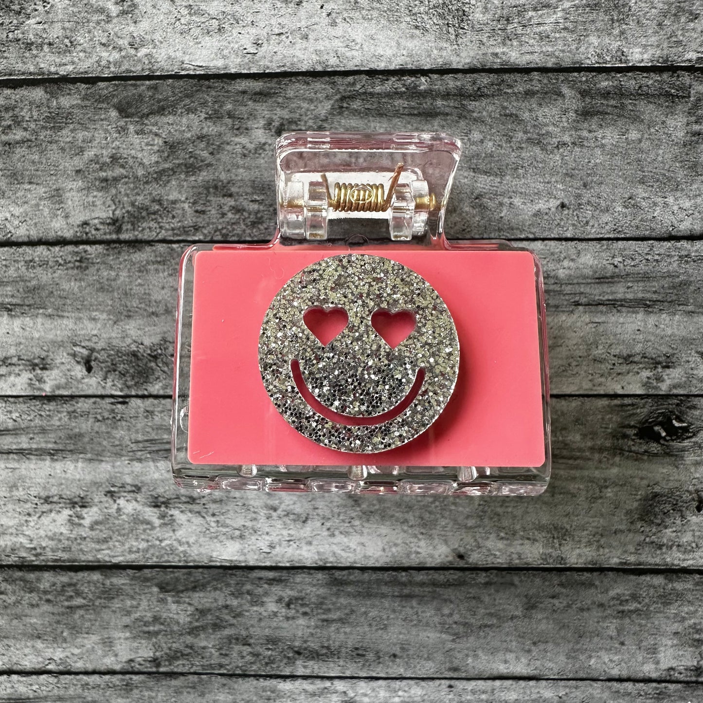 Smiley Face Claw Clip