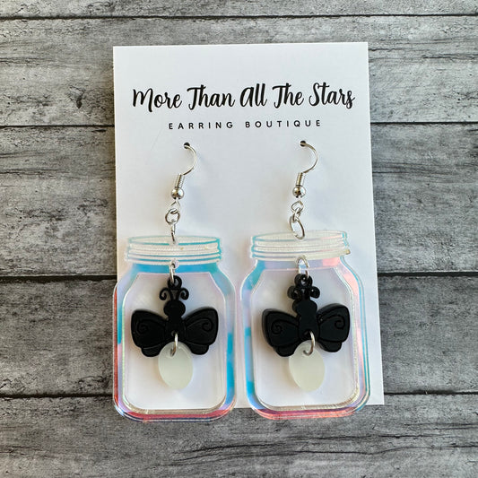 Glow In The Dark Firefly Earrings