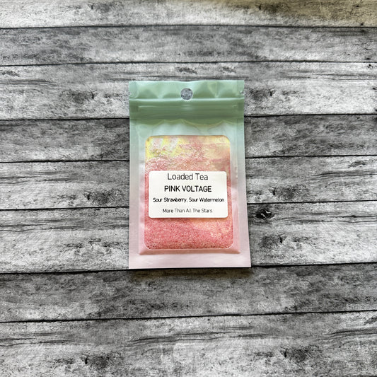Pink Voltage Loaded Tea Drink Mix (Sour Strawberry, Sour Watermelon)
