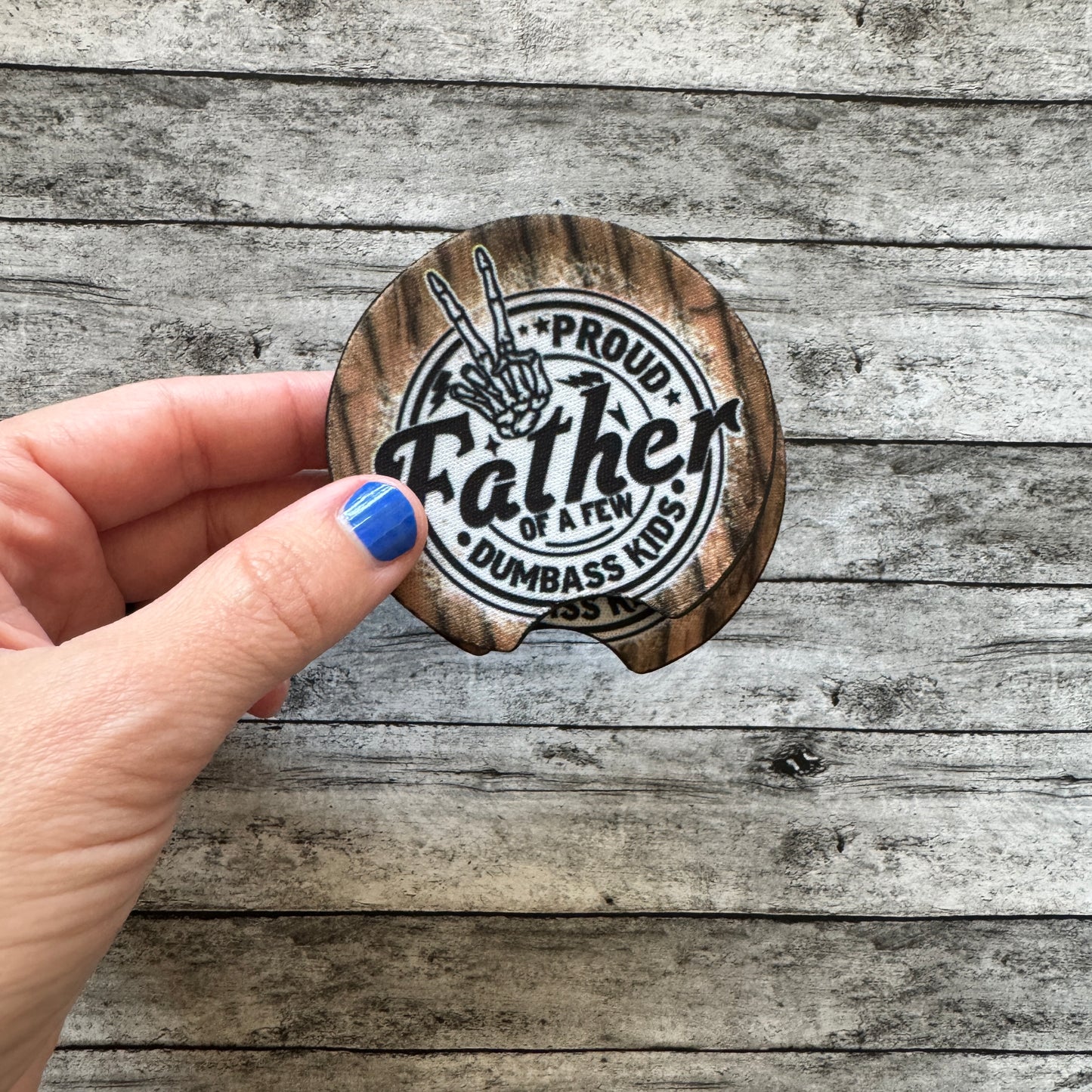 Father Neoprene Car Coaster