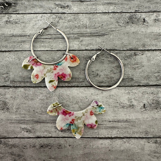 Floral Interchangeable Hoop