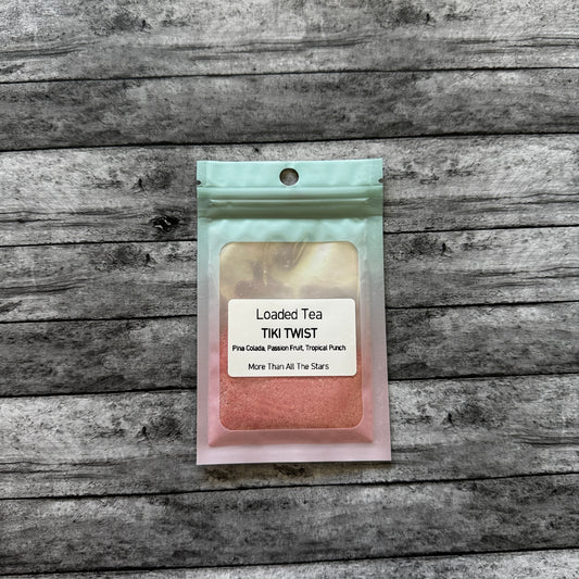Tiki Twist Loaded Tea Drink Mix (Pina Colada, Passion Fruit, Tropical Punch)