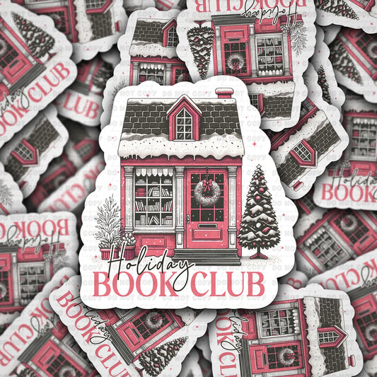 Holiday Book Club Sticker