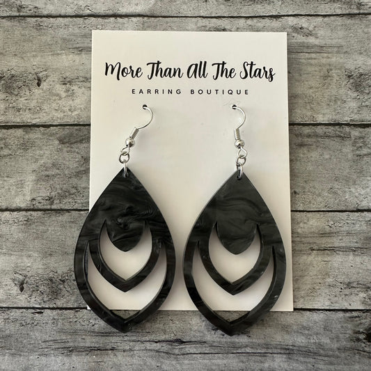 Titanium Ripple Earrings