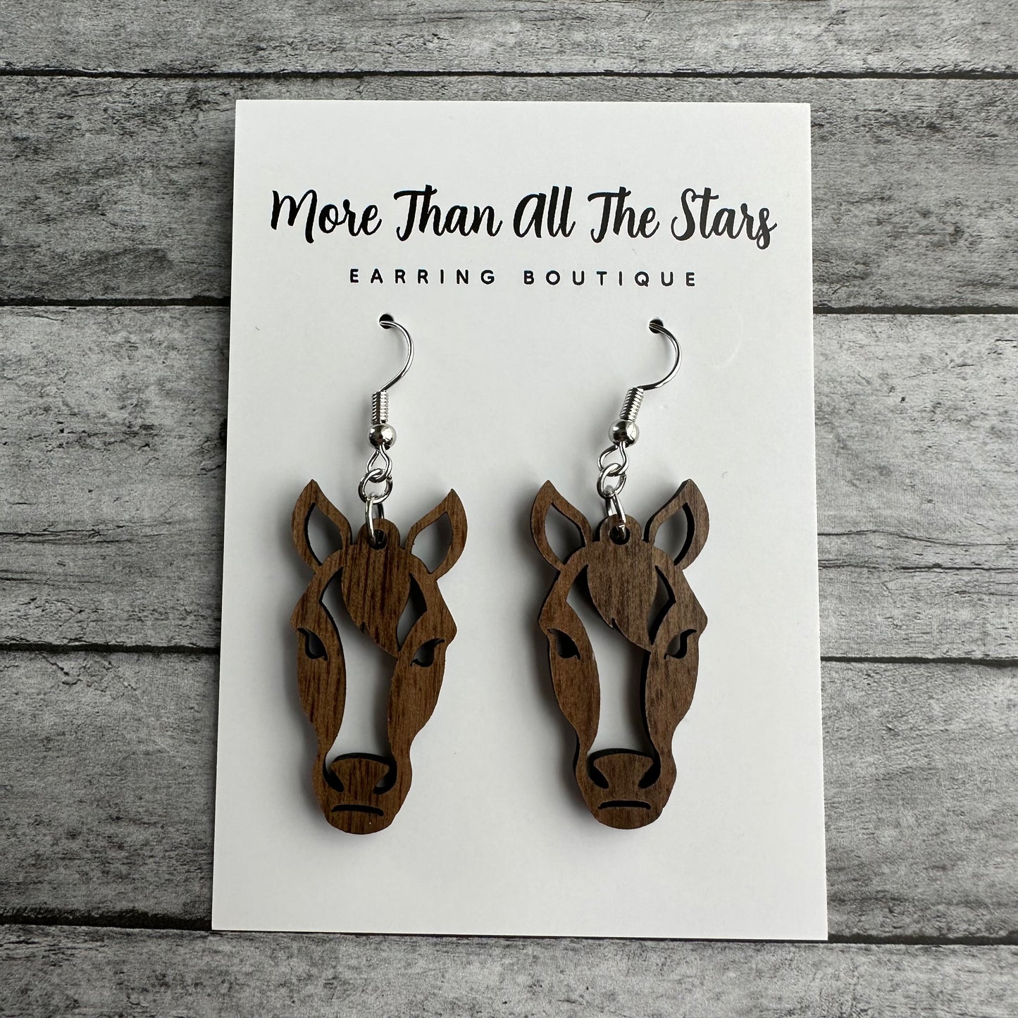 Horse Head Earrings