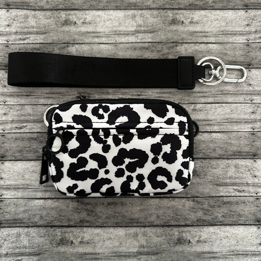 White Leopard Wristlet Wallet