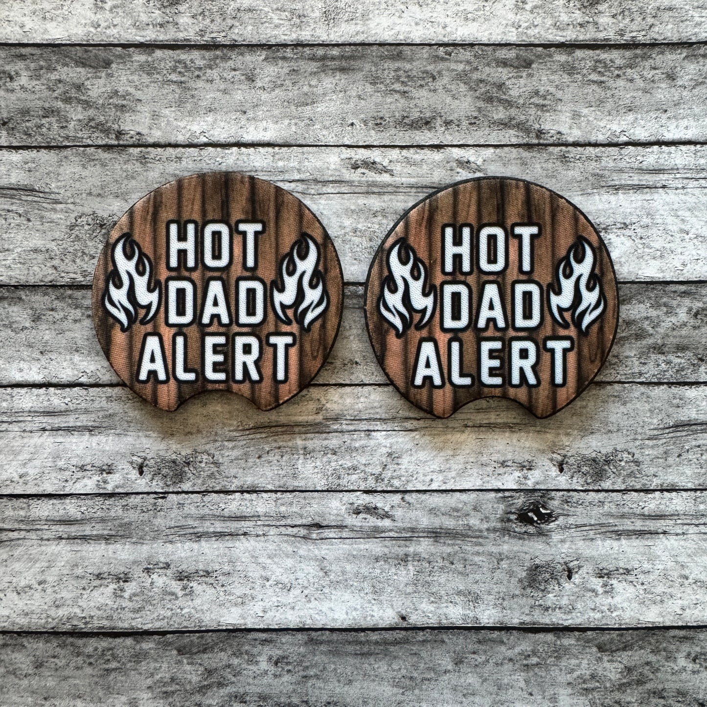 Hot Dad Neoprene Car Coaster