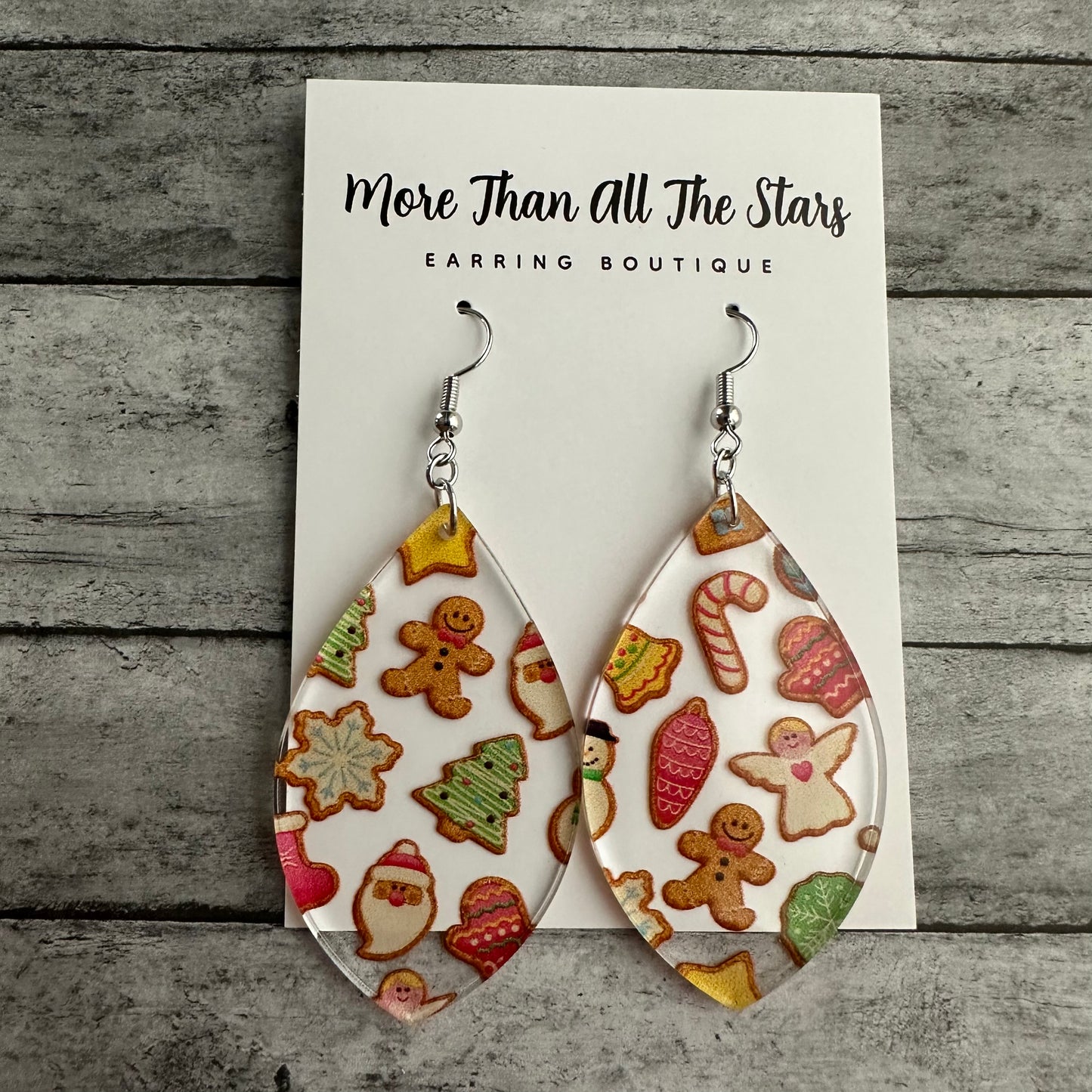 Christmas Cookie Earrings