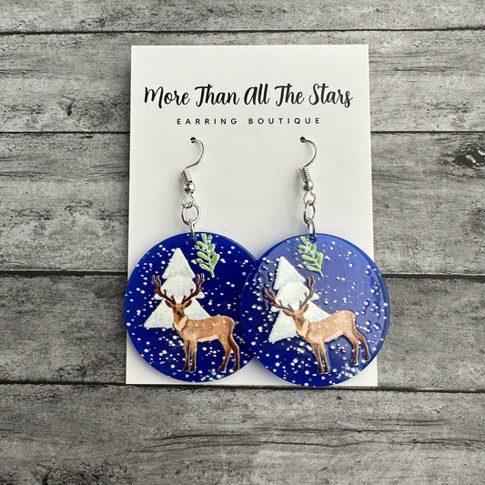 Reindeer Earrings