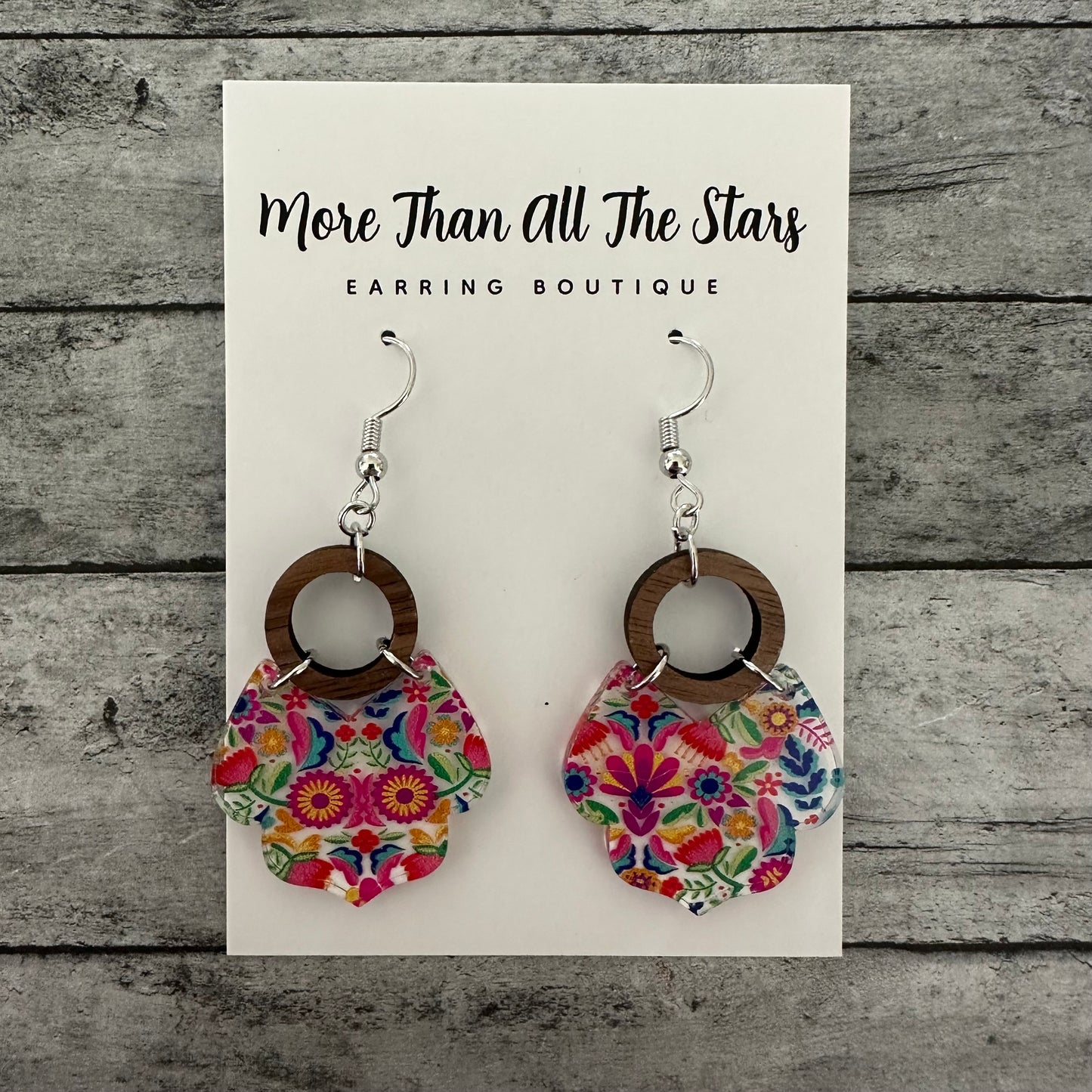 Mexican Floral Earrings