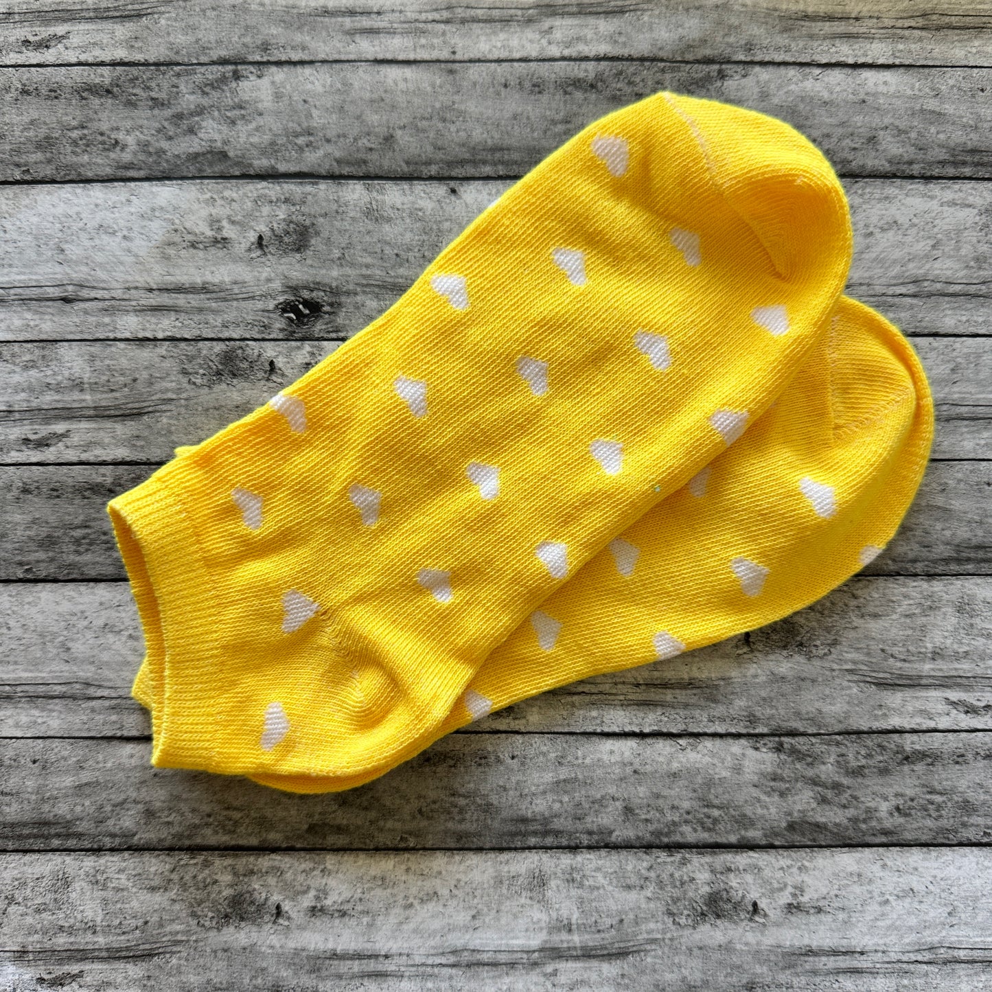 Women’s Yellow Heart Socks