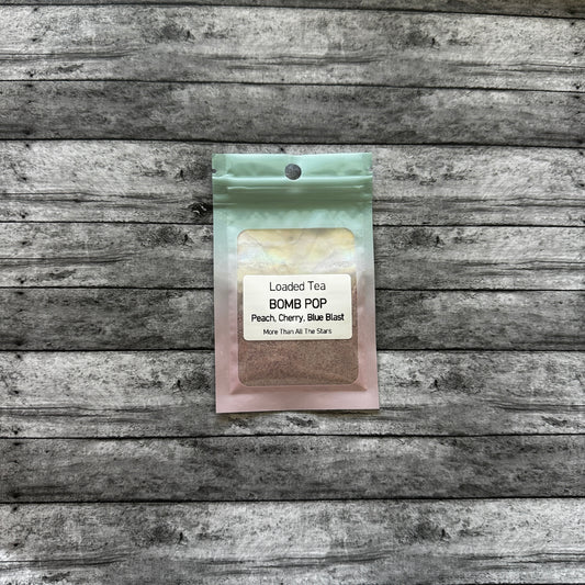 Bomb Pop Loaded Tea Drink Mix (Peach, Cherry, Blue Blast)