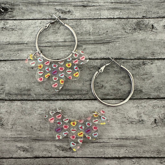 Candy Heart Interchangeable Hoop