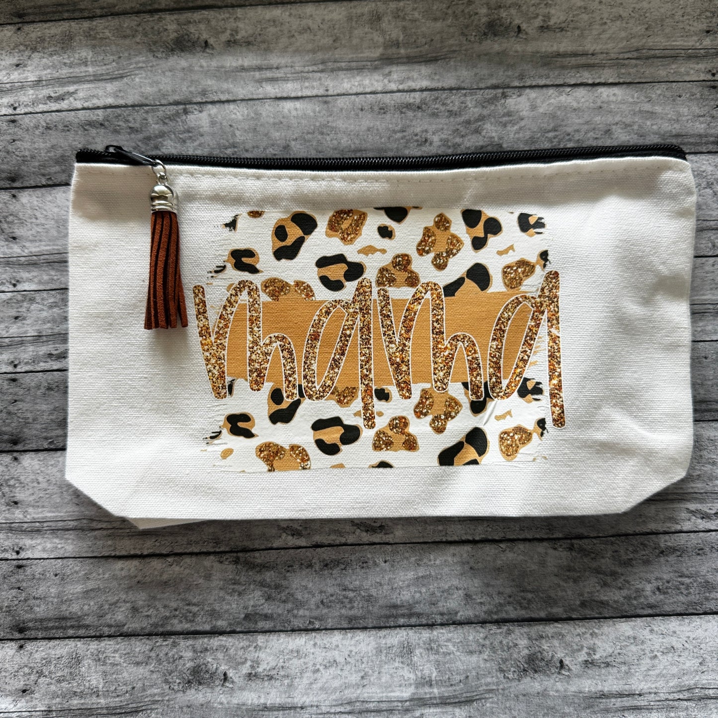 Leopard Mama Zipper Pouch