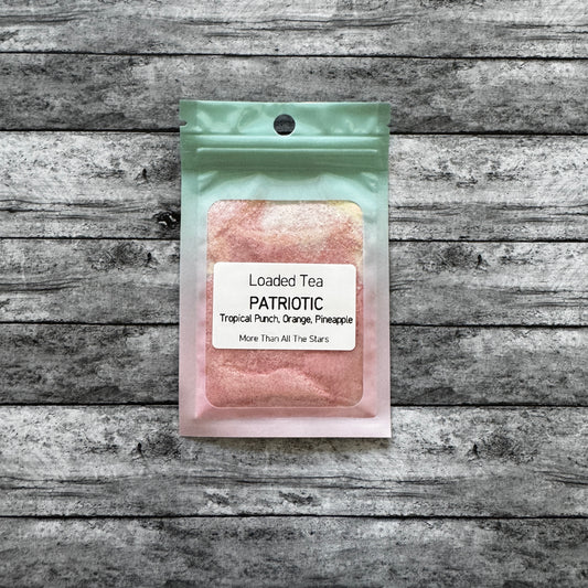 Patriotic Loaded Tea Drink Mix (Tropical Punch, Orange, Pineapple)