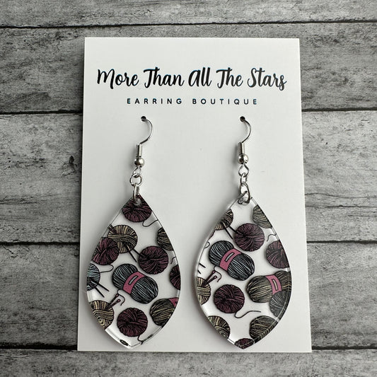 Knitting Earrings