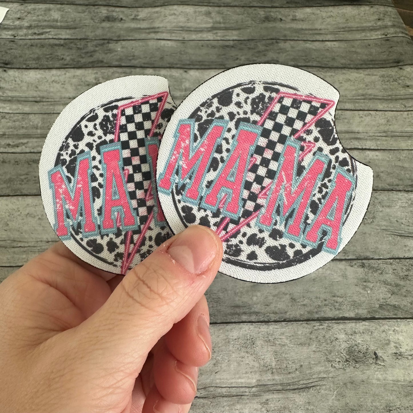 Mama Neoprene Car Coaster