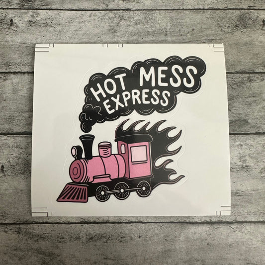 Hot Mess Express Sticker