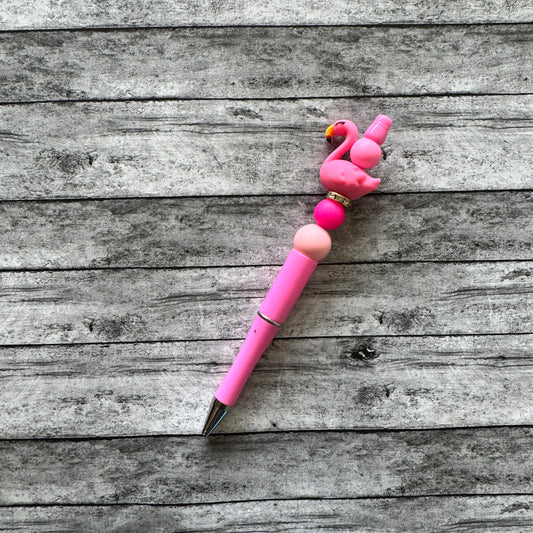 Flamingo Beaded Pen